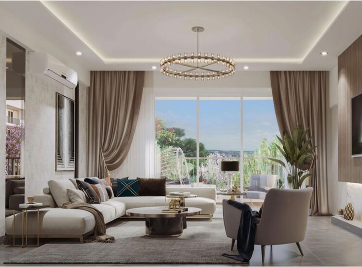 Living Room, dlf-gardencity-enclave 3 Bedroom 1614 Sq.Ft. Apartment In Sector 93 Gurgaon 8992130
