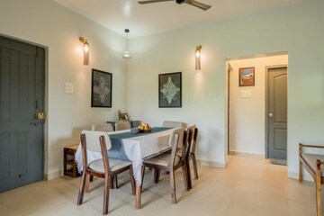 Living Room in 2 BHK Apartment at Siolim – for Rent