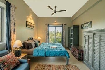 Bedroom in 2 BHK Apartment at Siolim – for Rent