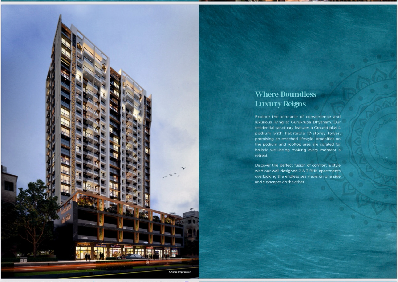 2 BHK 714 Sq.Ft. Apartment in Gurukrupa Dhyanam