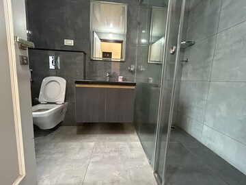 Bathroom in 3 BHK Apartment at Jayabheri The Nirvana, Gopanpally – for Rent