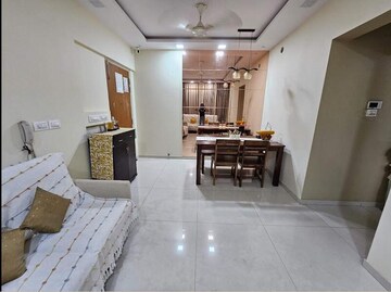 Living Room in 2 BHK Apartment at Lodha Amara, Kolshet Road – for Rent
