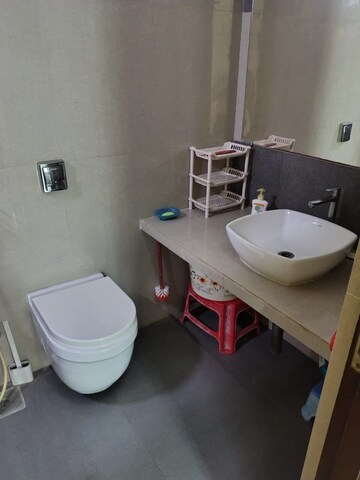 Bathroom in 2 BHK Apartment at Lashkaria Anurag CHS, Andheri West – for Rent