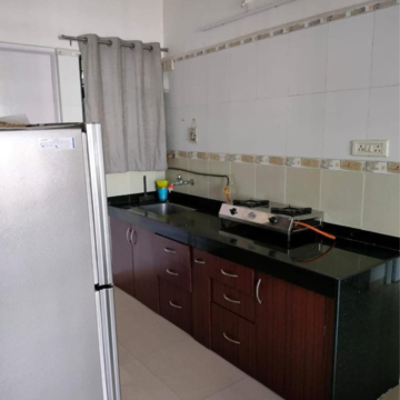 Kitchen in 2 BHK Apartment at Magarpatta Annex, Magarpatta Road – for Rent