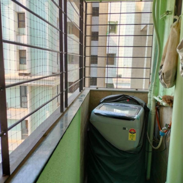 Balcony in 2 BHK Apartment at Magarpatta Annex, Magarpatta Road – for Rent