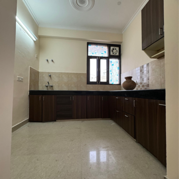 Kitchen in 2 BHK Apartment at Palm Residency Chhatarpur, Rajpur Khurd Extension – for Rent