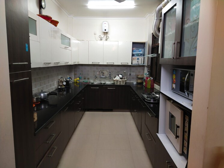 Kitchen, ansal-sushant-apartments 3 Bedroom 2100 Sq.Ft. Builder Floor In Sushant Lok I Gurgaon 8992689