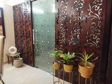 Living Room in 3 BHK Builder Floor at Ansal Sushant Apartments, Sushant Lok I – for Rent