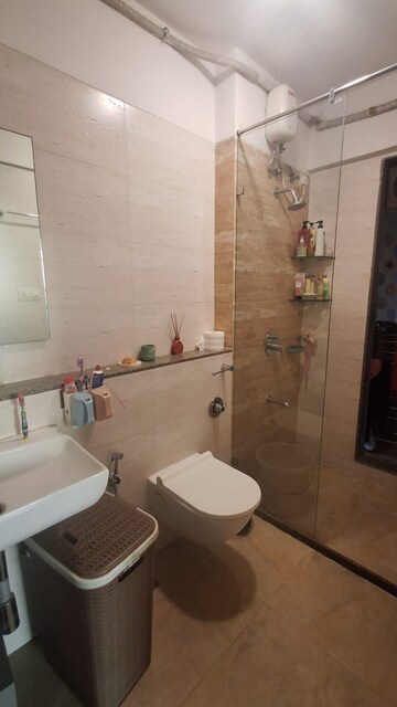 Bathroom in 2 BHK Apartment at Srishti Harmony 3 Phase 1, Andheri East – for Rent