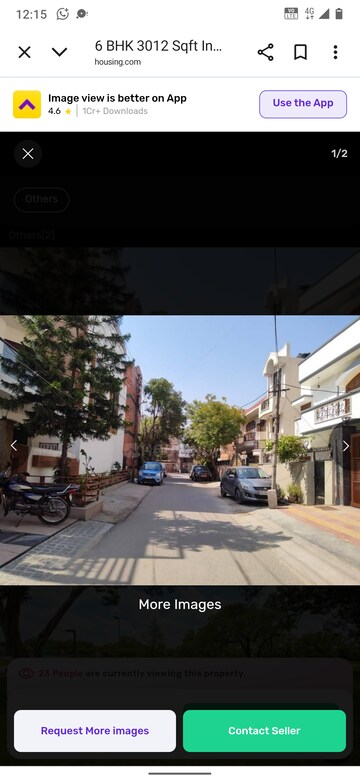 4 BHK Independent House – Exterior View View at Sector 19 - for Sale