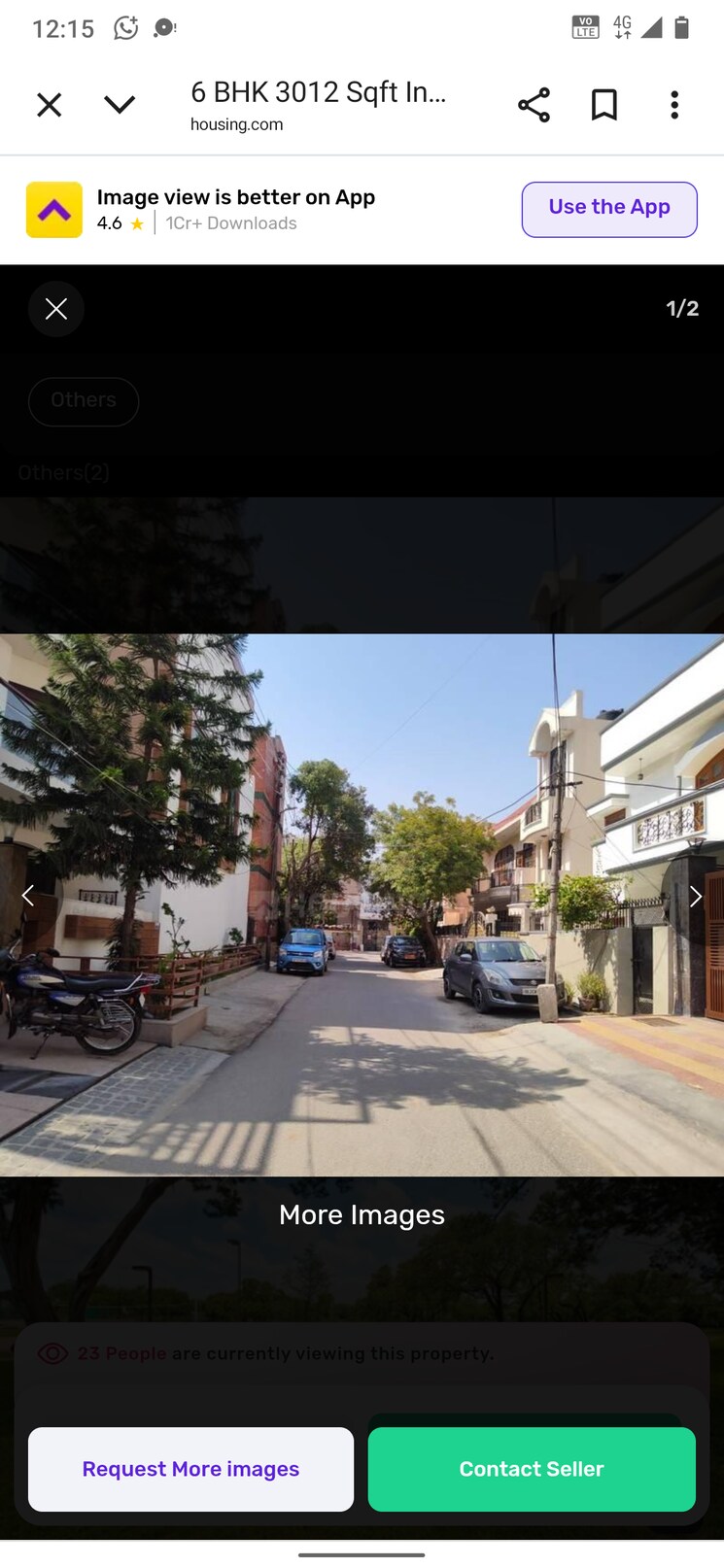 Exterior View, sector 19 4 Bedroom 112 Sq.Mt. Independent House In Sector 19 Noida 8992848