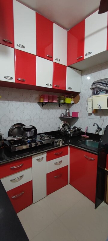 Kitchen in 2 BHK Apartment at Sunshine Heights Ghasoli, Ghansoli – for Sale