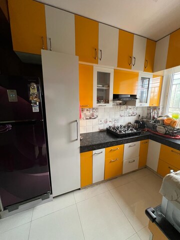 Kitchen in 3 BHK Builder Floor at BPTP Parkland Pride, Sector 77 – for Rent