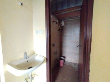 Bathroom in 1 BHK Apartment at Raunak City Sector 4 D4, Kalyan West – for Rent