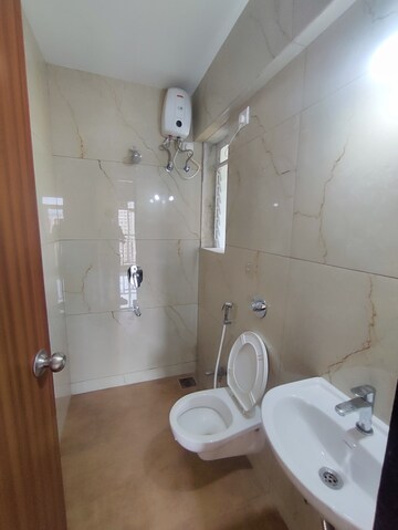Bathroom in 1 BHK Apartment at Puranik Rumah Bali, Ghodbunder Road – for Rent