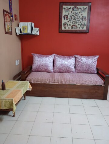 Living Room in 2 BHK Apartment at Spaghetti Complex, Kharghar – for Rent