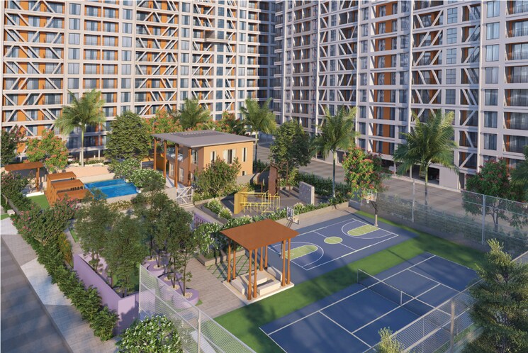 Balcony, unique-k-town 3 Bedroom 1120 Sq.Ft. Apartment In Kiwale Pune 8992501