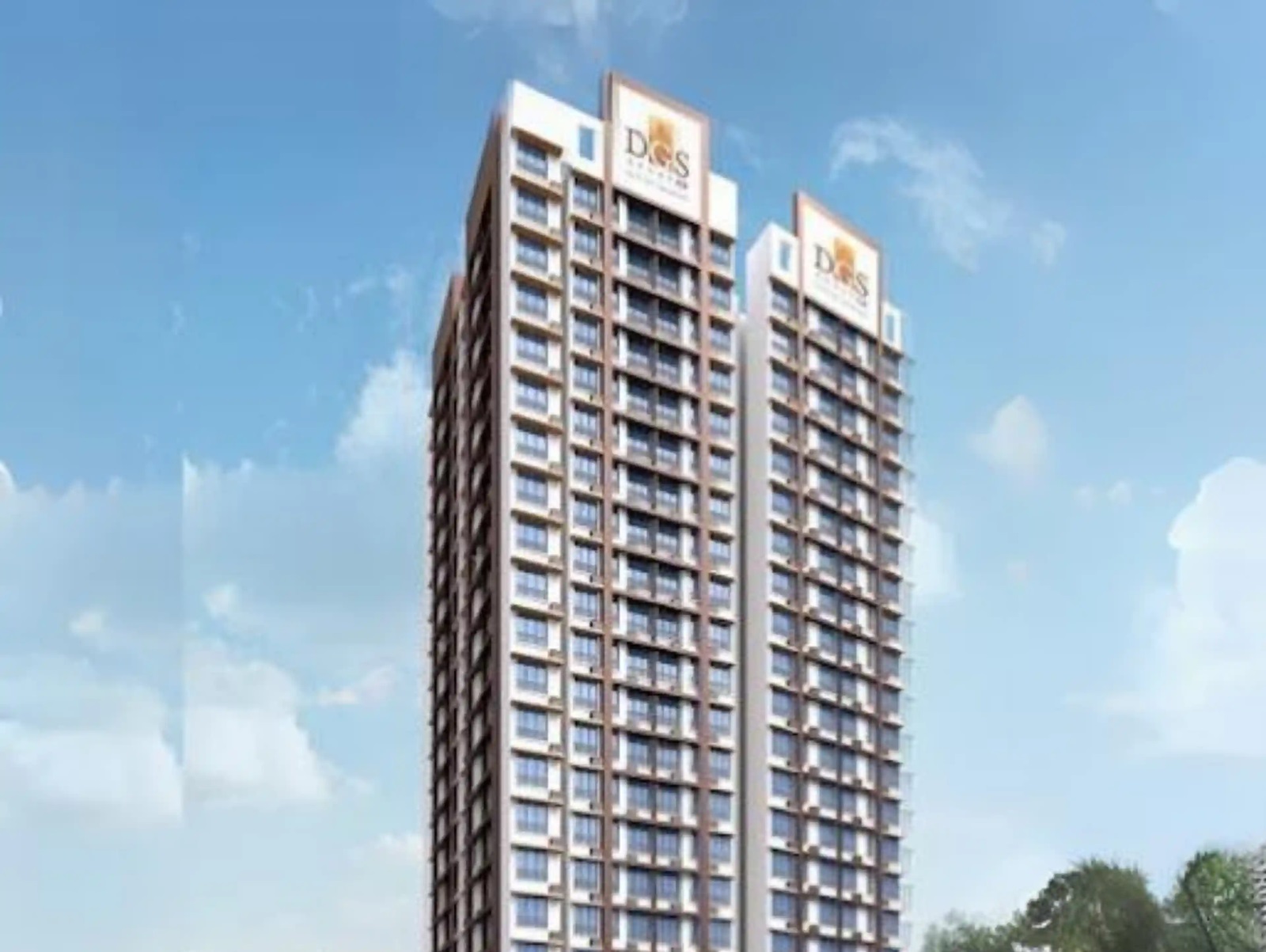 2 BHK + Pooja Room 560 Sq.Ft. Apartment in DGS Sheetal Sahyog