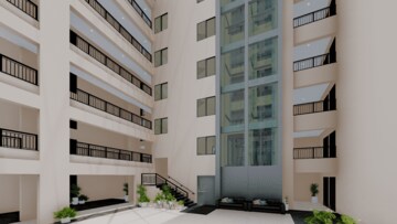 2 BHK Apartment – Exterior View View at Lahartara - for Sale