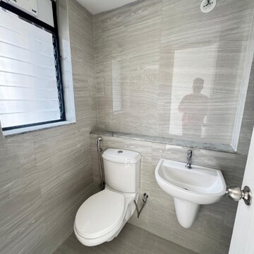 Bathroom in 3 BHK Apartment at Runwal Gardens Phase 2, Kalyan Shilphata Road – for Sale