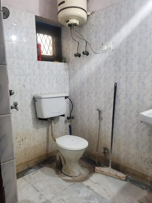 Bathroom in 3 BHK Apartment at Ramprastha Society, Ramprastha Greens – for Sale