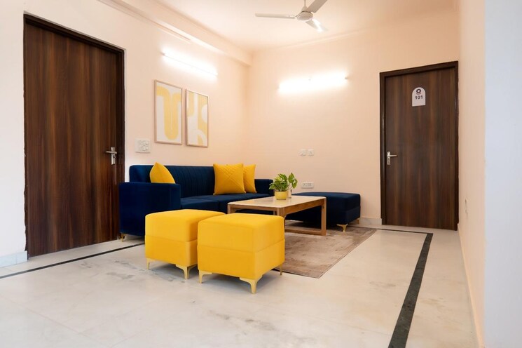 Living Room, huda-staff-colony 3 Bedroom 2000 Sq.Ft. Builder Floor In Sector 46 Gurgaon 8993216