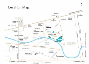 3 BHK Apartment – Map Location View at Emaar The 88, Sector 112 - for Sale