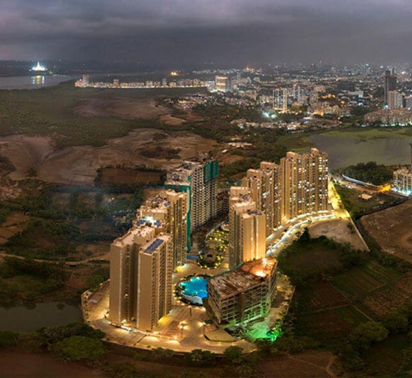 2 BHK + Pooja Room Apartment For Sale in Gurukrupa Marina Enclave