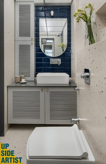 Bathroom in 3 BHK Apartment at Comfort Zone, Balewadi – for Rent