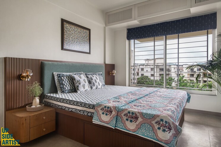 Bedroom, comfort-zone 3 Bedroom 1300 Sq.Ft. Apartment In Balewadi Pune 8993304