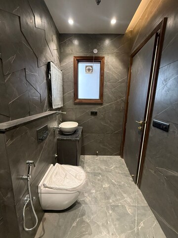 Bathroom in 3 BHK Builder Floor at Paschim Vihar – for Sale