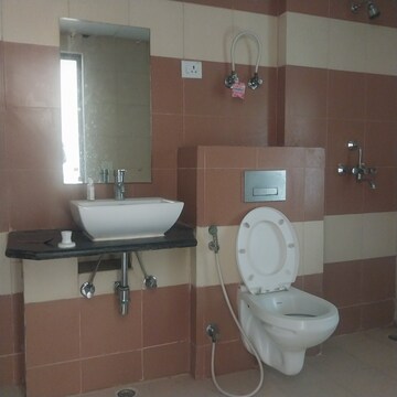 Bathroom in 2.5 BHK Apartment at Mahagun Mywoods II, Sector 16c Greater Noida – for Rent