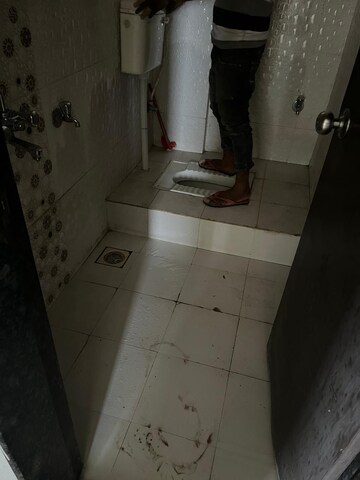Bathroom in 3 BHK Apartment at Basant Bahar Co Operative Housing Society, Pashan – for Rent