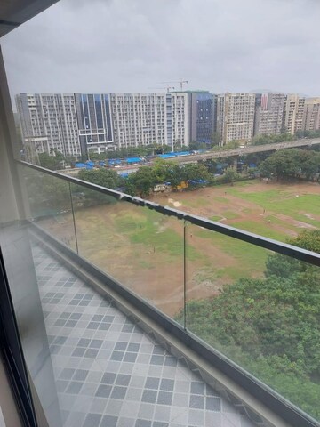 Balcony in 3 BHK Apartment at Gurukrupa Divyam, Ghatkopar East – for Rent