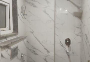 Bathroom in 3 BHK Builder Floor at Vasant Kunj Enclave – for Rent