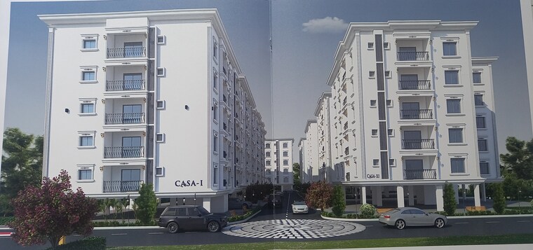 Exterior View, castello-homes-casa 2 Bedroom 1620 Sq.Ft. Apartment In Kharmanghat Hyderabad 8993699