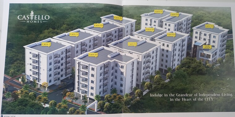 Exterior View, castello-homes-casa 2 Bedroom 1224 Sq.Ft. Apartment In Kharmanghat Hyderabad 8993726