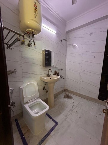 Bathroom in 2 BHK Builder Floor at Chattarpur – for Rent