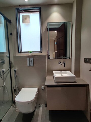 Bathroom in 1 BHK Builder Floor at Palam Vihar – for Rent