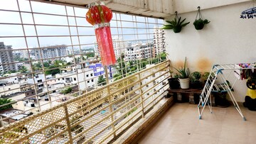 Balcony in 2 BHK Apartment at JJ Sanjeevani, Thergaon – for Sale