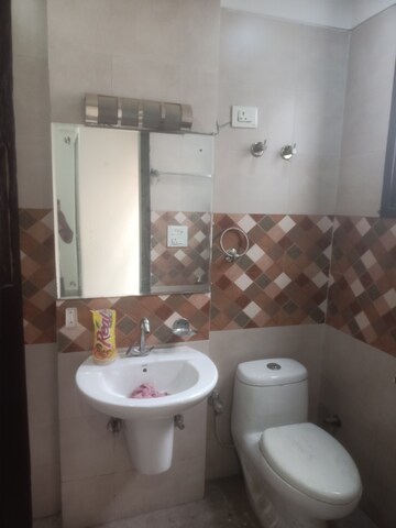 Bathroom in 3 BHK Builder Floor at Vasant Kunj Enclave – for Rent