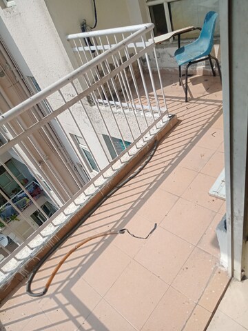 Balcony in 1 BHK Apartment at LandCraft River Heights, Raj Nagar Extension – for Rent