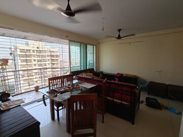 Living Room in 2 BHK Apartment at Shakti Calista, Ghansoli – for Rent