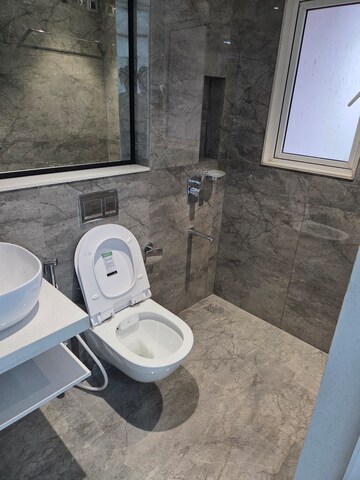 Bathroom in 3 BHK Apartment at Nahar Amaryllis Towers and Plaza, Chandivali – for Rent