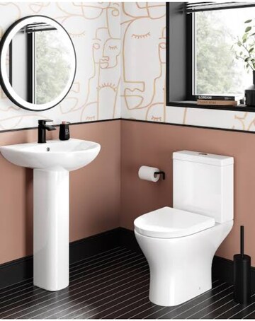 Bathroom in 3 BHK Villa at Dwarkadhish Residency, Pimpri Chinchwad Pcmc – for Rent