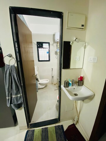 Bathroom in 1 BHK Apartment at MAK Aakar Enclave, Pimple Nilakh – for Rent