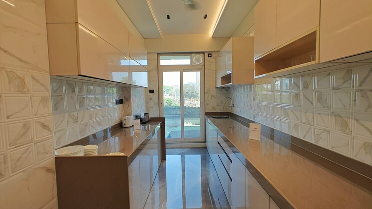 Kitchen, solidago-the-castle 3 Bedroom 812 Sq.Ft. Apartment In Borivali West Mumbai 8994341