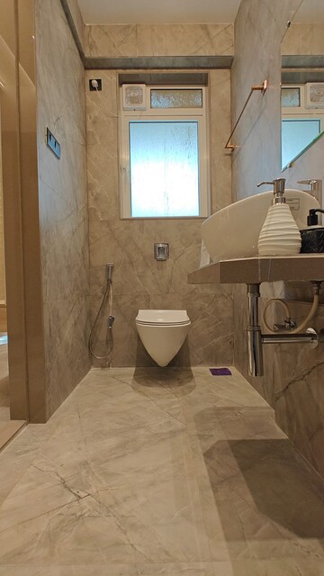 Bathroom in 3 BHK Apartment at Solidago The Castle, Borivali West – for Sale
