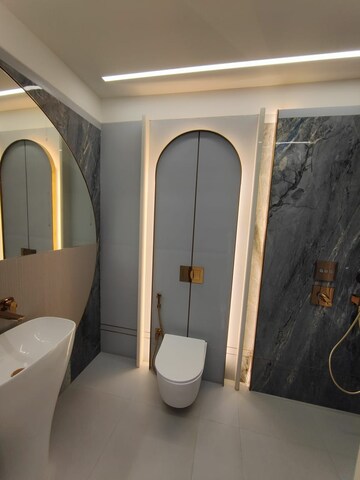 Bathroom in 4 BHK Apartment at Vashi – for Sale