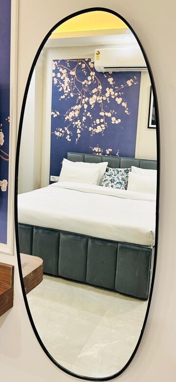 Bedroom in 2 BHK Builder Floor at Ansal Sushant Apartments, Sushant Lok I – for Rent